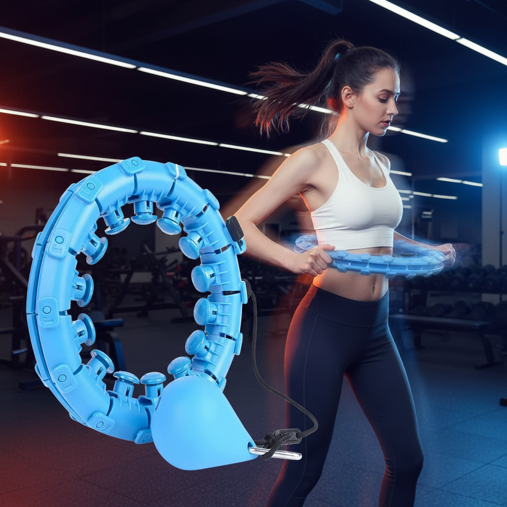 Weighted Hula Hoop – Burn Up to 900 Calories & Tone Your Core at Home
