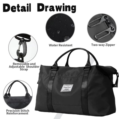 waterproof travel duffle bag for women