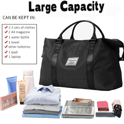 waterproof travel duffle bag for women