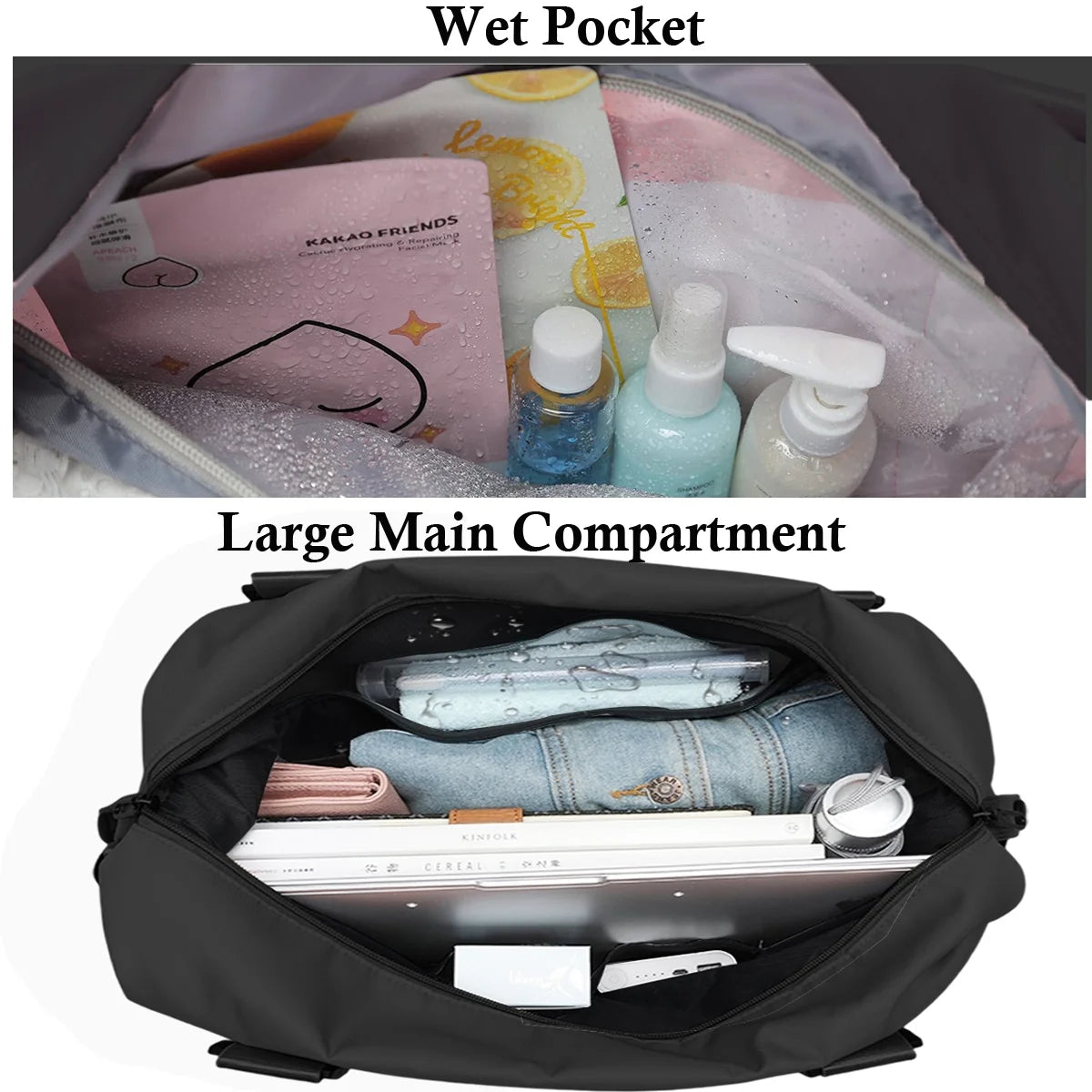 waterproof travel duffle bag for women